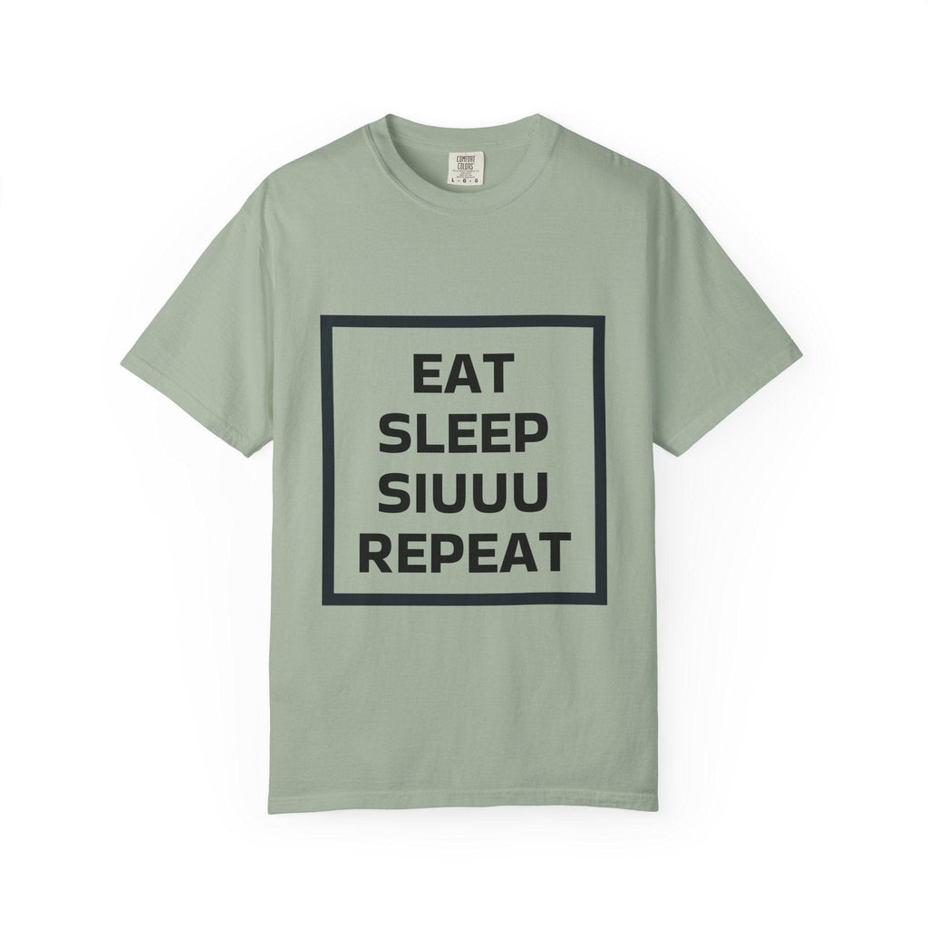 Unisex CR7 Fans Siuuu T-Shirt — Eat Sleep Siuuu Repeat Graphic Tee.
