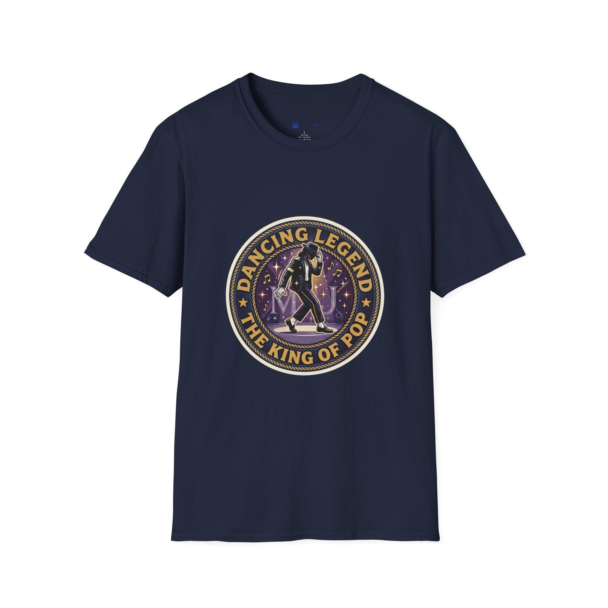 Dancing Legend T-Shirt — "The King of Pop" Retro Michael Tribute.