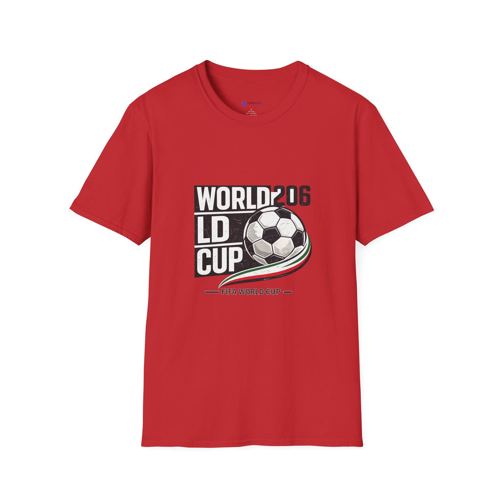 World 206 LD Cup Soccer T-Shirt — soccer Graphic Tee