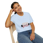 Gym Girlie T-Shirt — Women’s Fitness Tee with Barbell Graphic