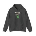 Dad Hoodie — “Hi Hungry, I’m Dad” Funny Father’s Day Pullover.