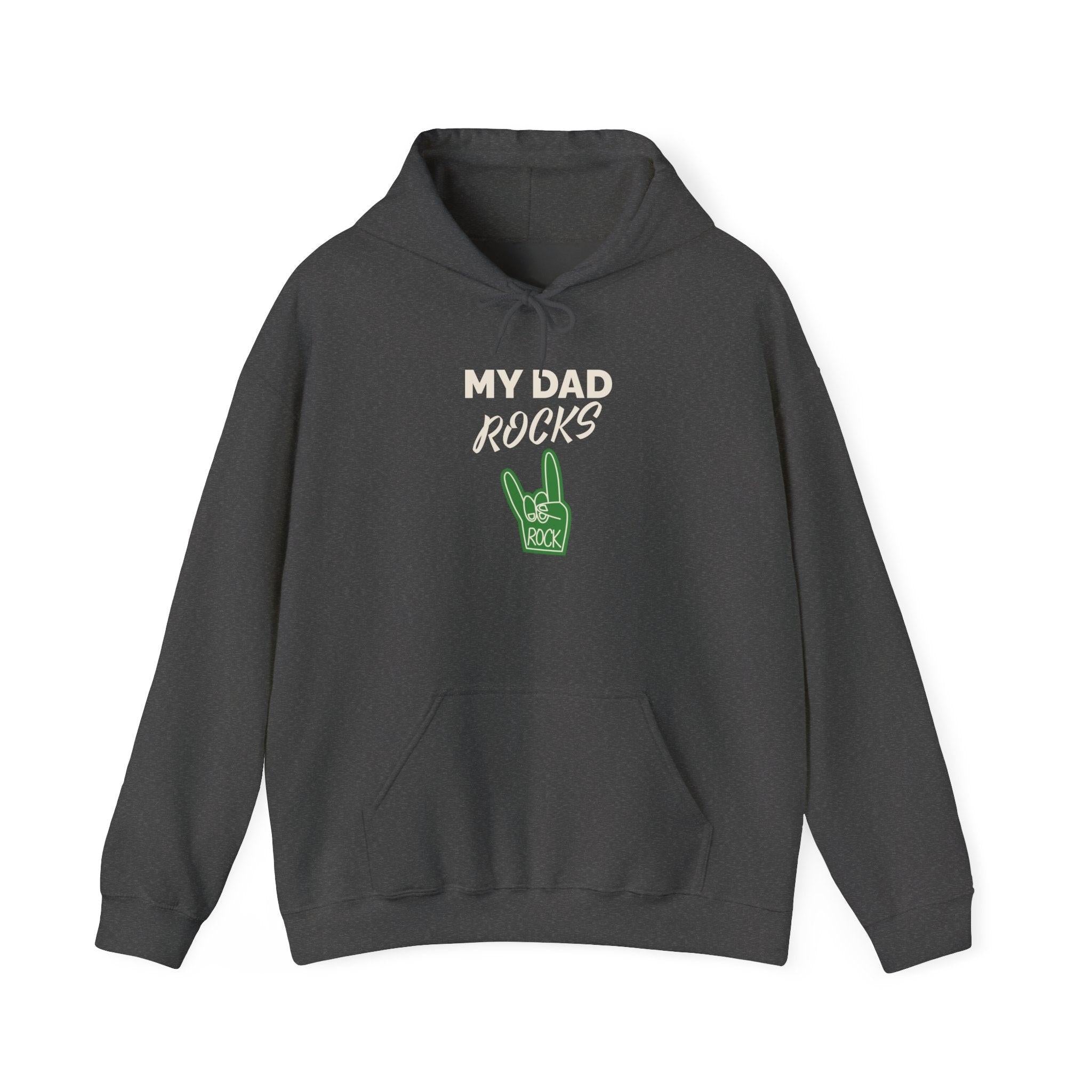 Dad Hoodie — “Hi Hungry, I’m Dad” Funny Father’s Day Pullover.