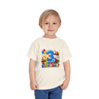 Toddler Birthday Tee — "3" Race Car Happy Birthday Shirt