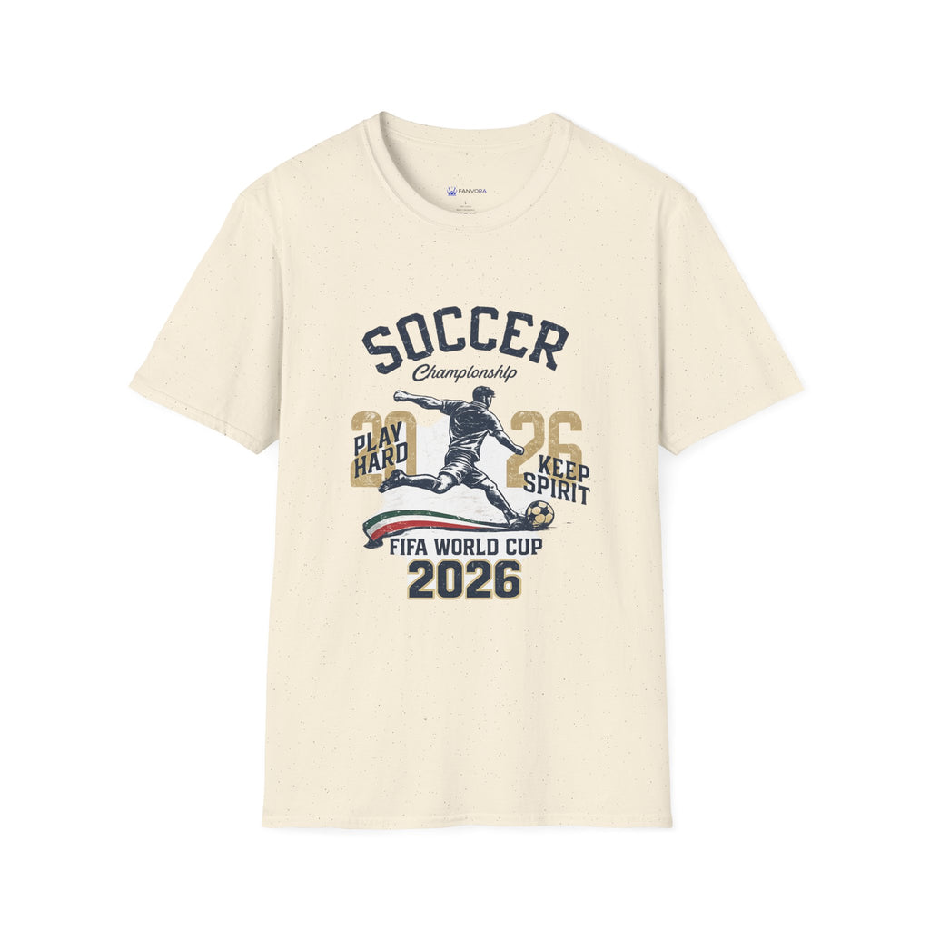 Soccer Championship 2026 T-Shirt —  Play Hard Soccer Tee