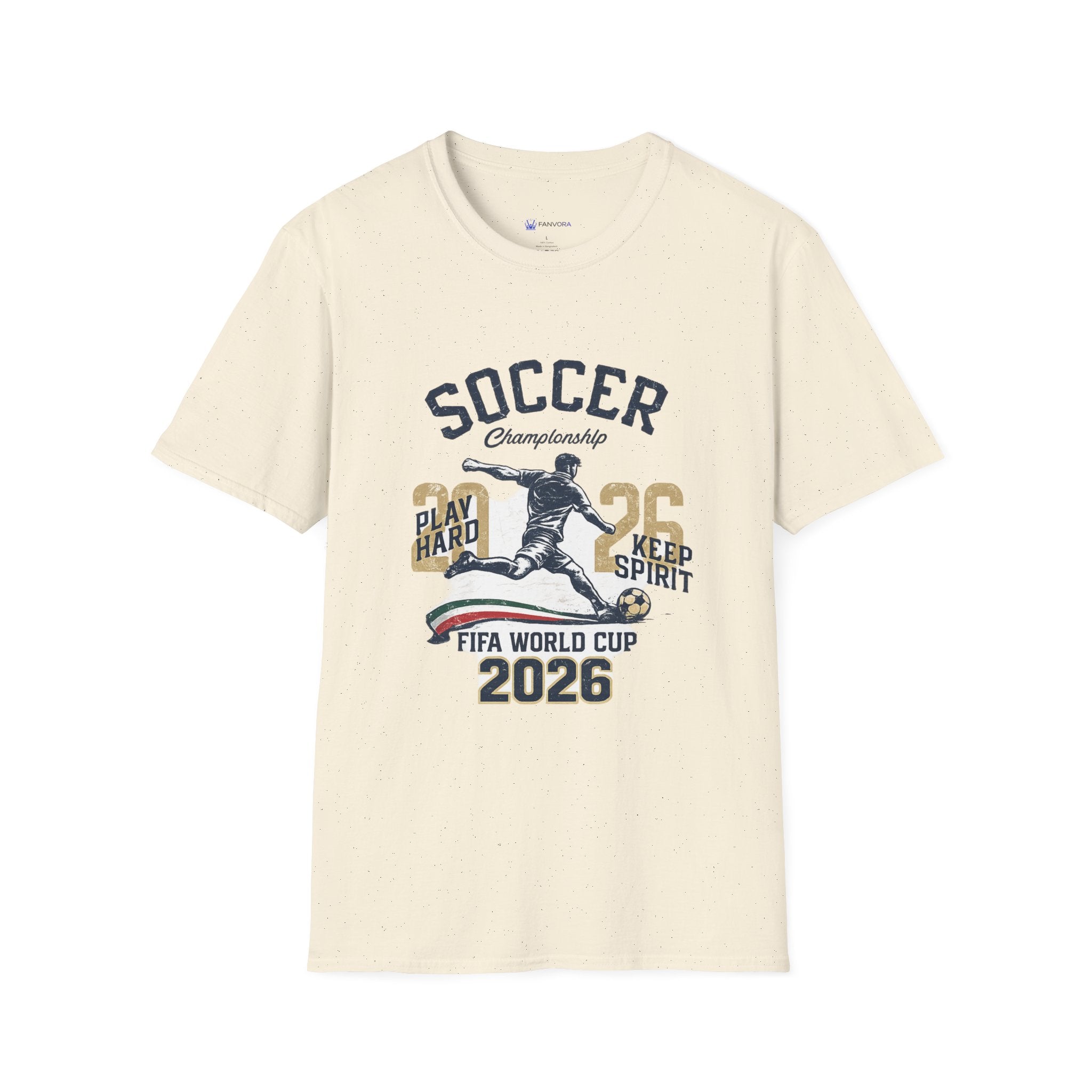 Soccer Championship 2026 T-Shirt —  Play Hard Soccer Tee