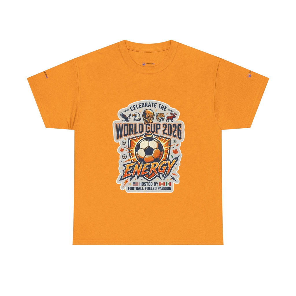 World Cup 2026 Energy Soccer Tee — "EAT SLEEP WATCH REPEAT" Fans Inspired.