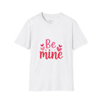 Valentine "Be Mine" T-Shirt — Cute Heart Graphic Tee for Women & Couples