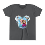 Girls' Frozen Princesses Youth Tee – Elsa & Anna Winter Friends Shirt