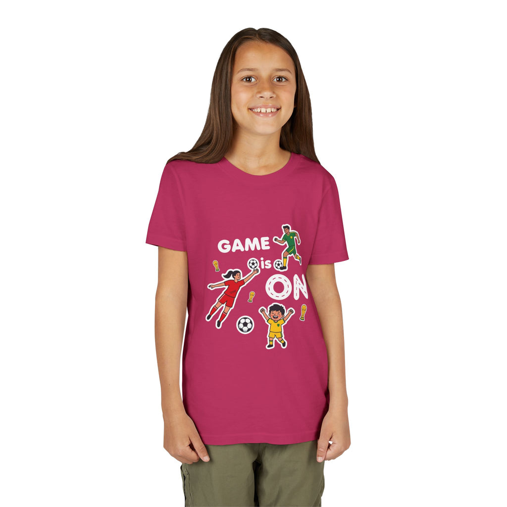 Kids Soccer Players T-Shirt 2026— Youth Football Team Tee