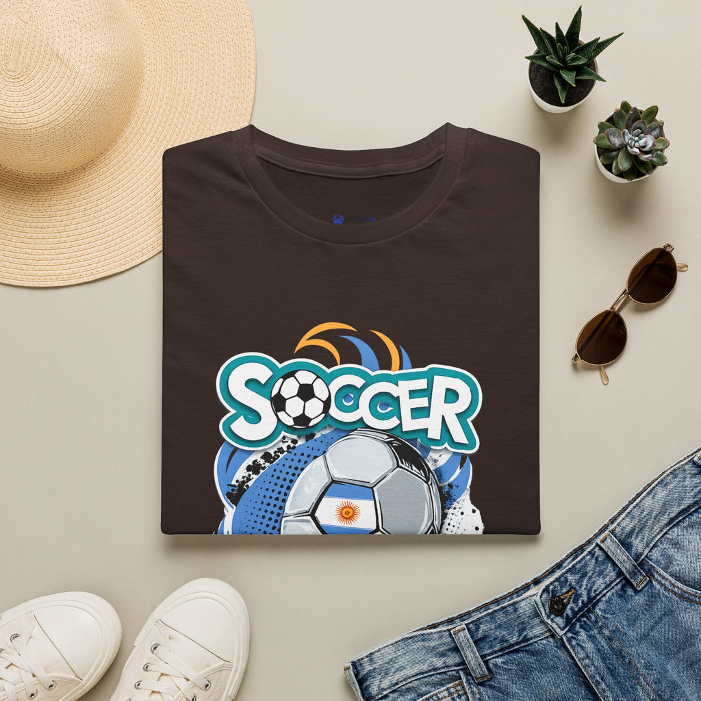 Soccer 2026  Graphic T-Shirt — Retro Ball Design soccer cup tee