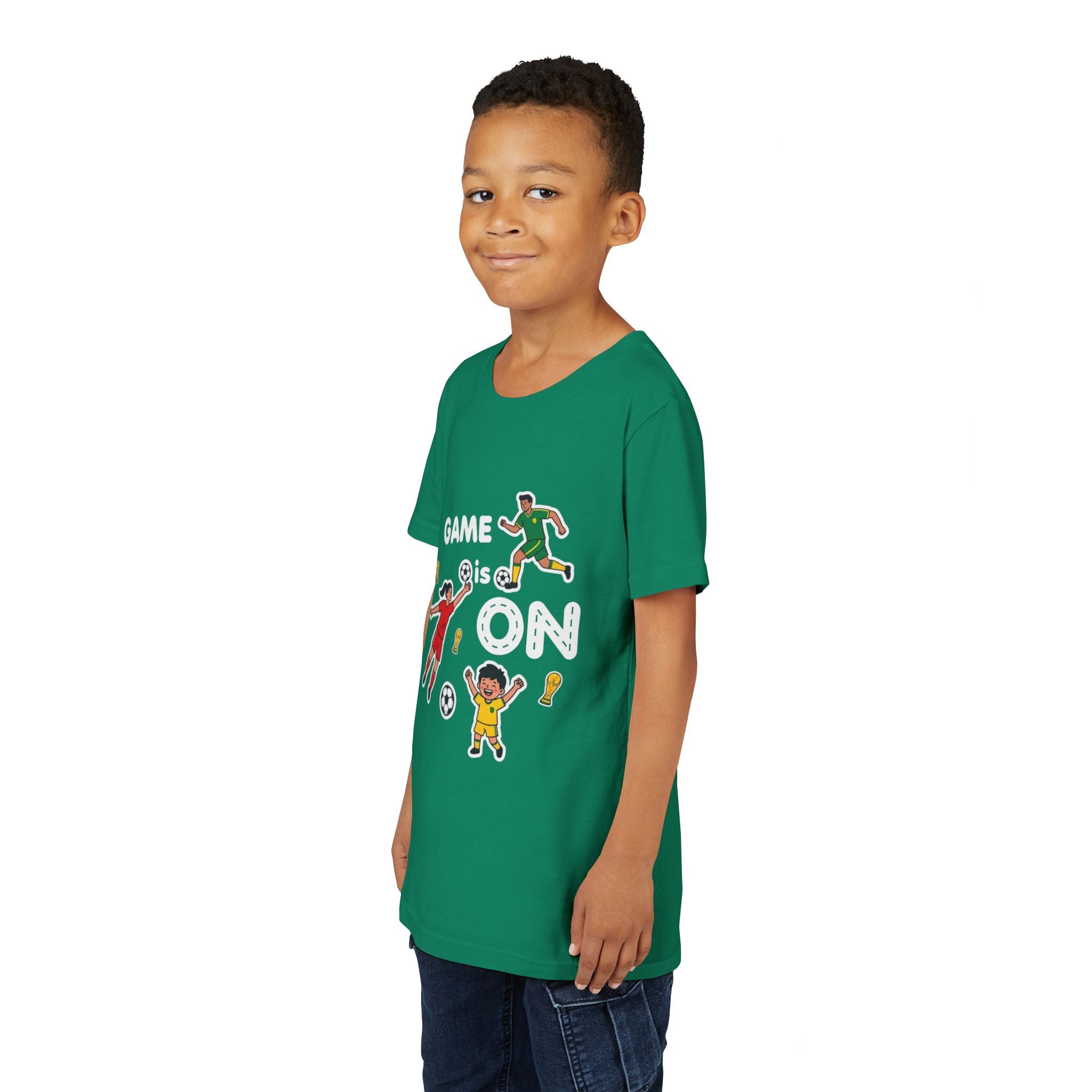 Kids Soccer Players T-Shirt 2026— Youth Football Team Tee