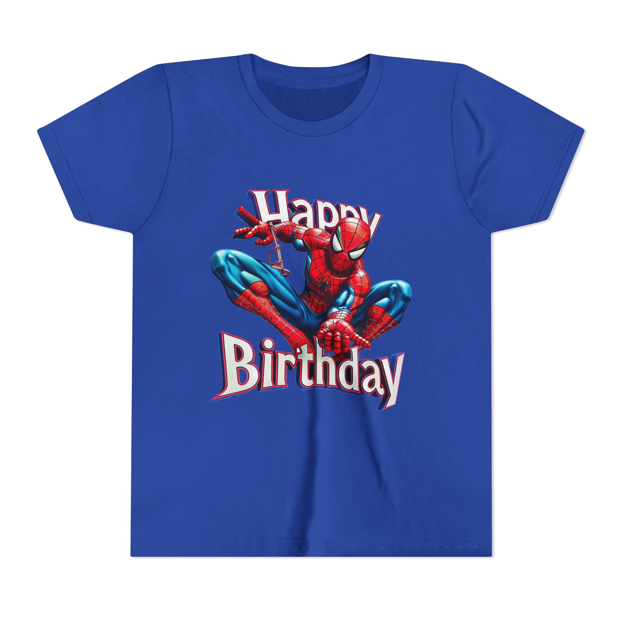 Spider Hero "Happy Birthday" Youth Tee
