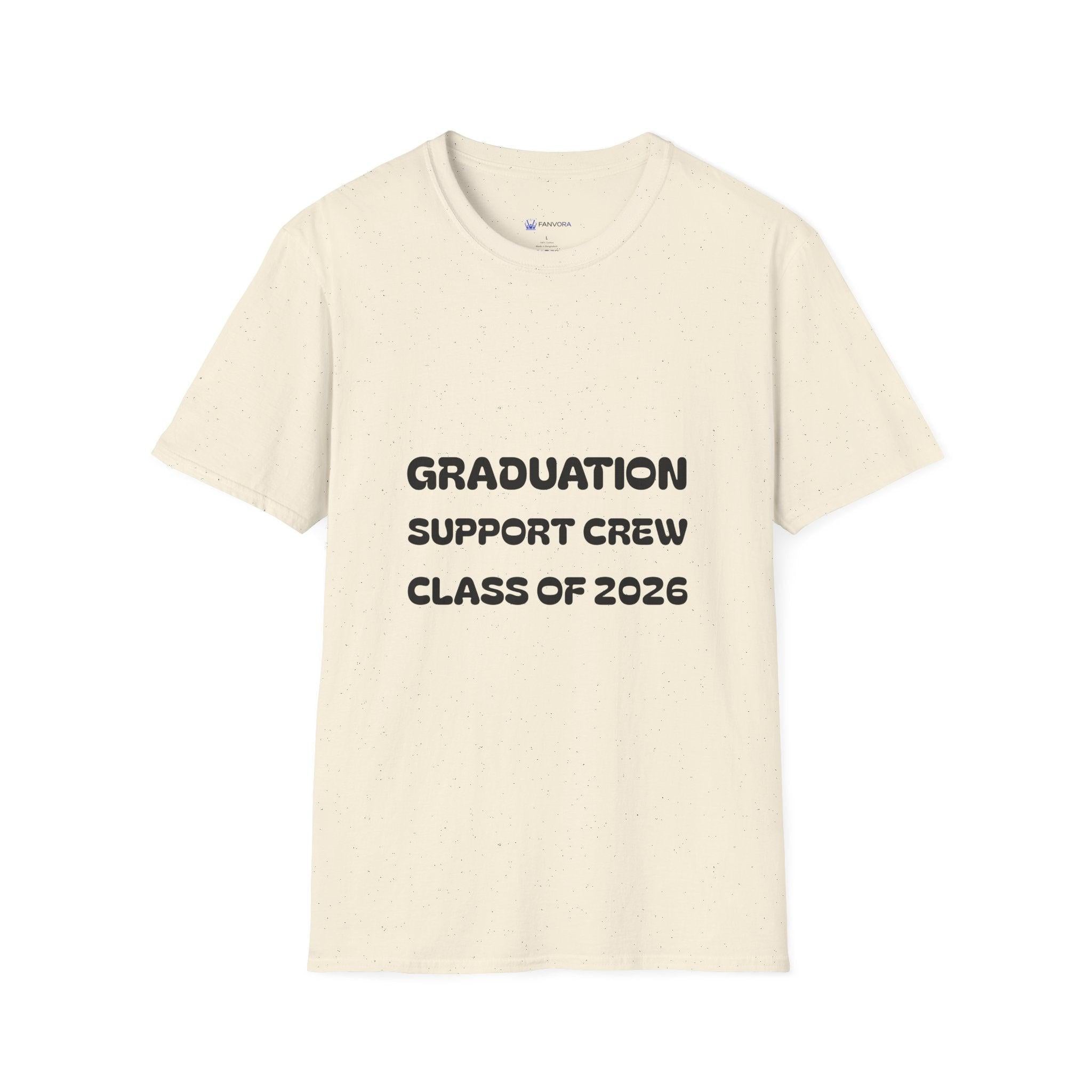 Graduation Support Crew T-Shirt — “Class of 2026” Proud Mom Tee.