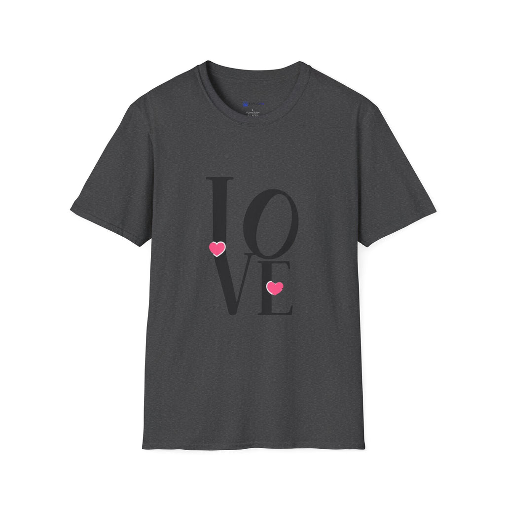 LOVE Heart Graphic T-Shirt — Romantic Valentine's Day Tee