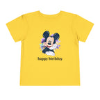 Toddler Tee — Cute Mickey "happy birthday" Birthday Shirt for Kids
