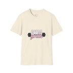 Gym Girlie T-Shirt — Women’s Fitness Tee with Barbell Graphic