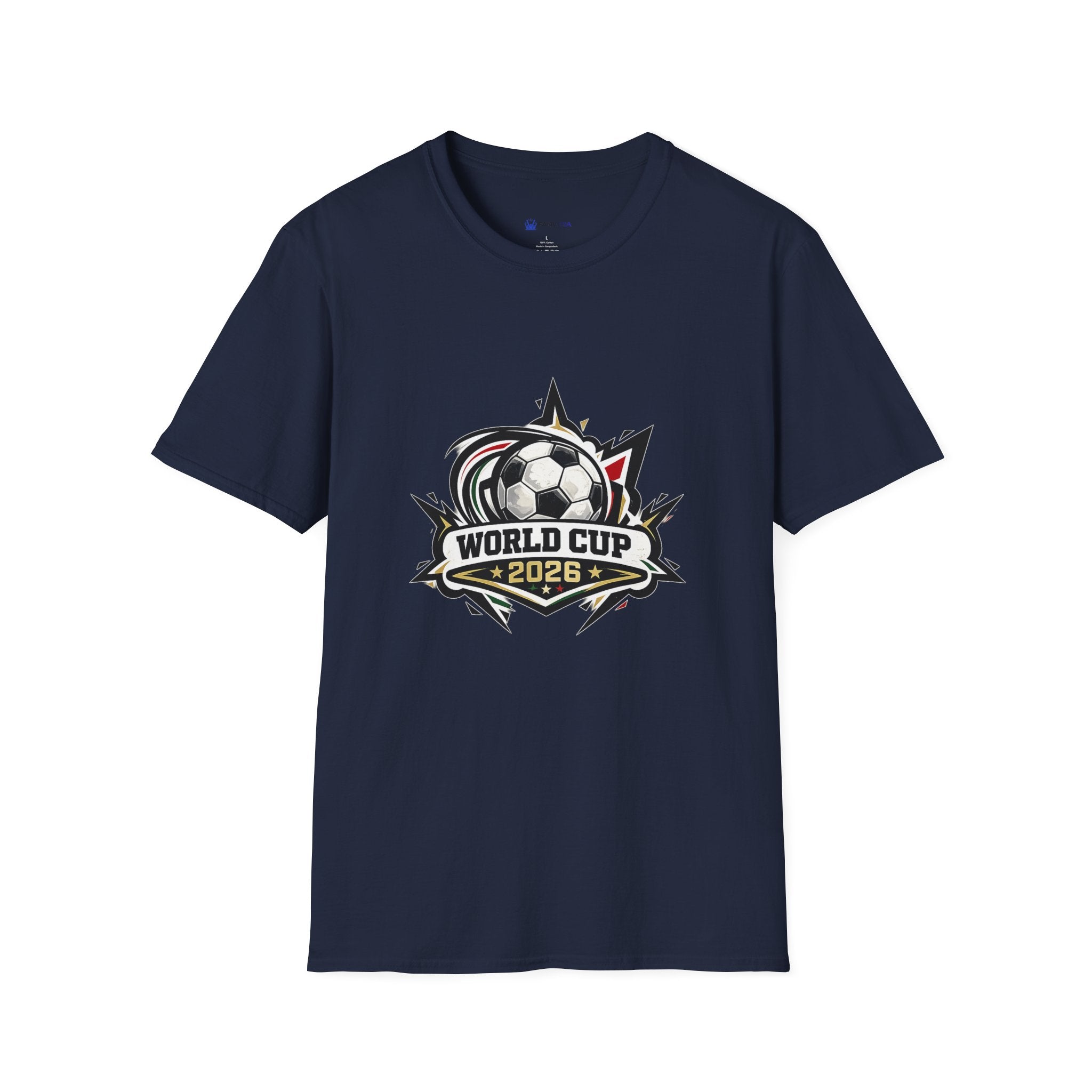 Soccer Cup 2026 Soccer T-Shirt — Retro Emblem Football Tee