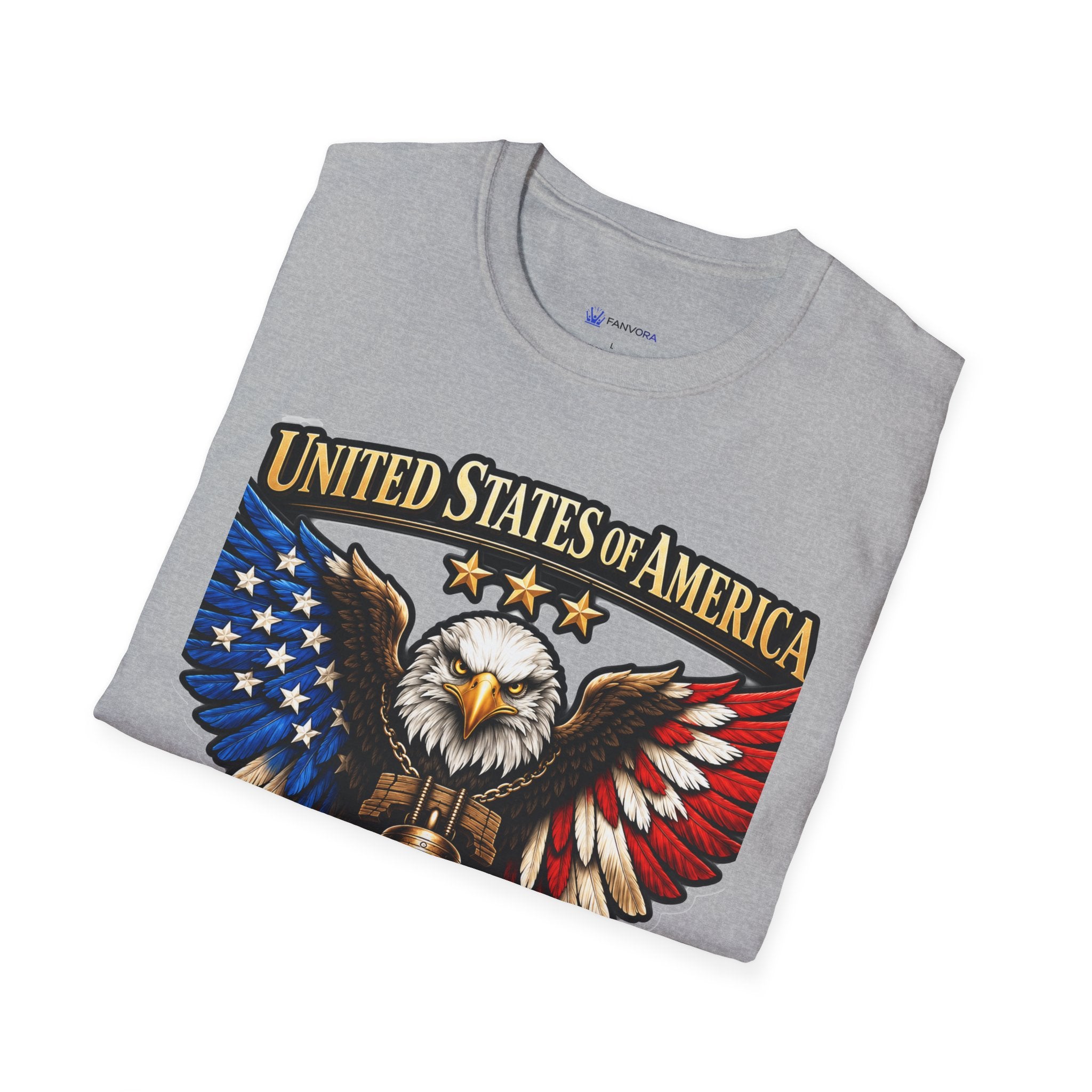 United States of America 250th Anniversary Eagle T-Shirt design.