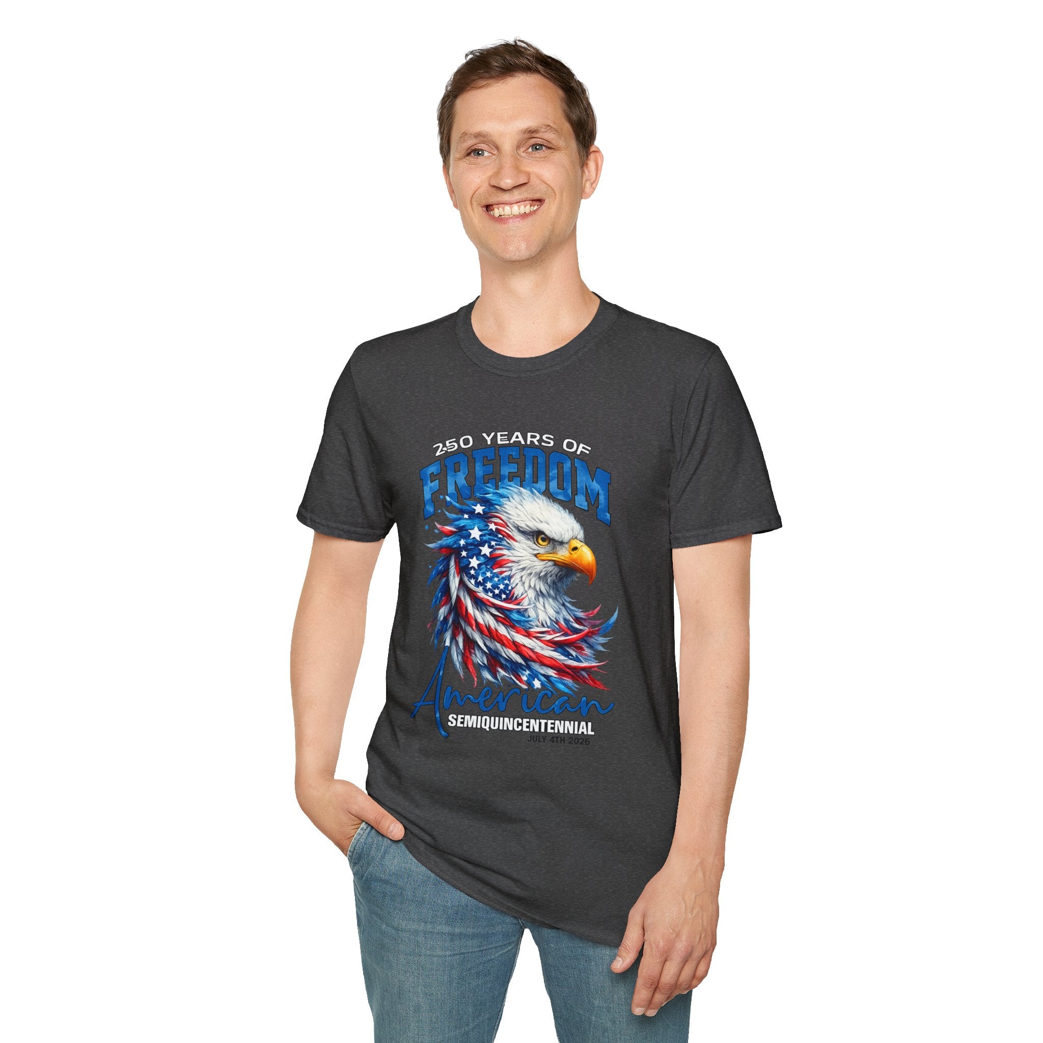 Freedom Eagle T‑Shirt — 250 Years of American Pride