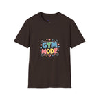 Gym Mode T-Shirt — Cute Barbell Fitness Tee for Gym Lovers