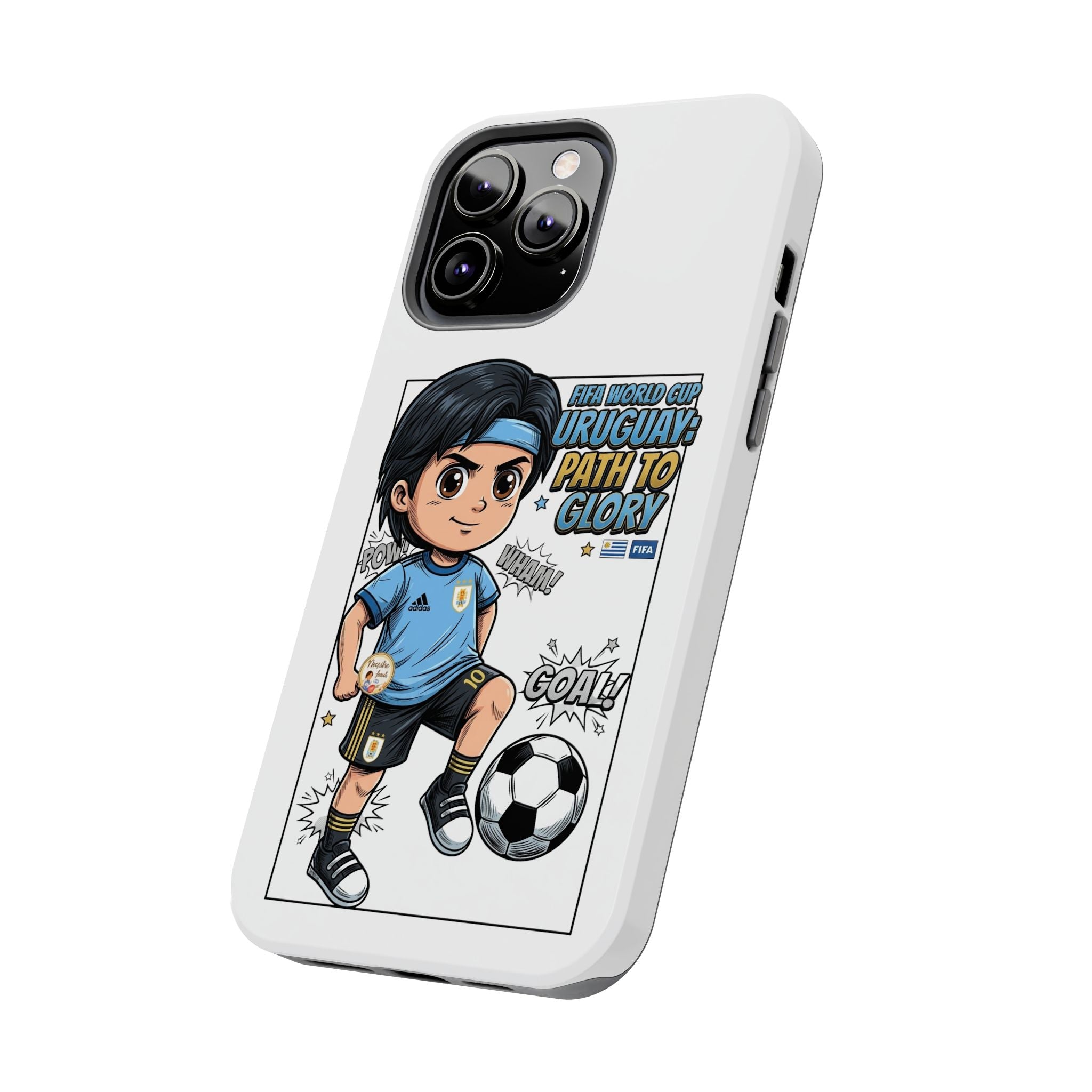 Uruguay Soccer Phone Case — Path to Glory "Goal!" Design
