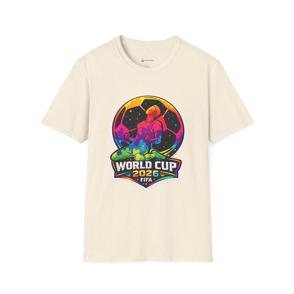 Soccer T‑Shirt — Colorful Retro Player Graphic
