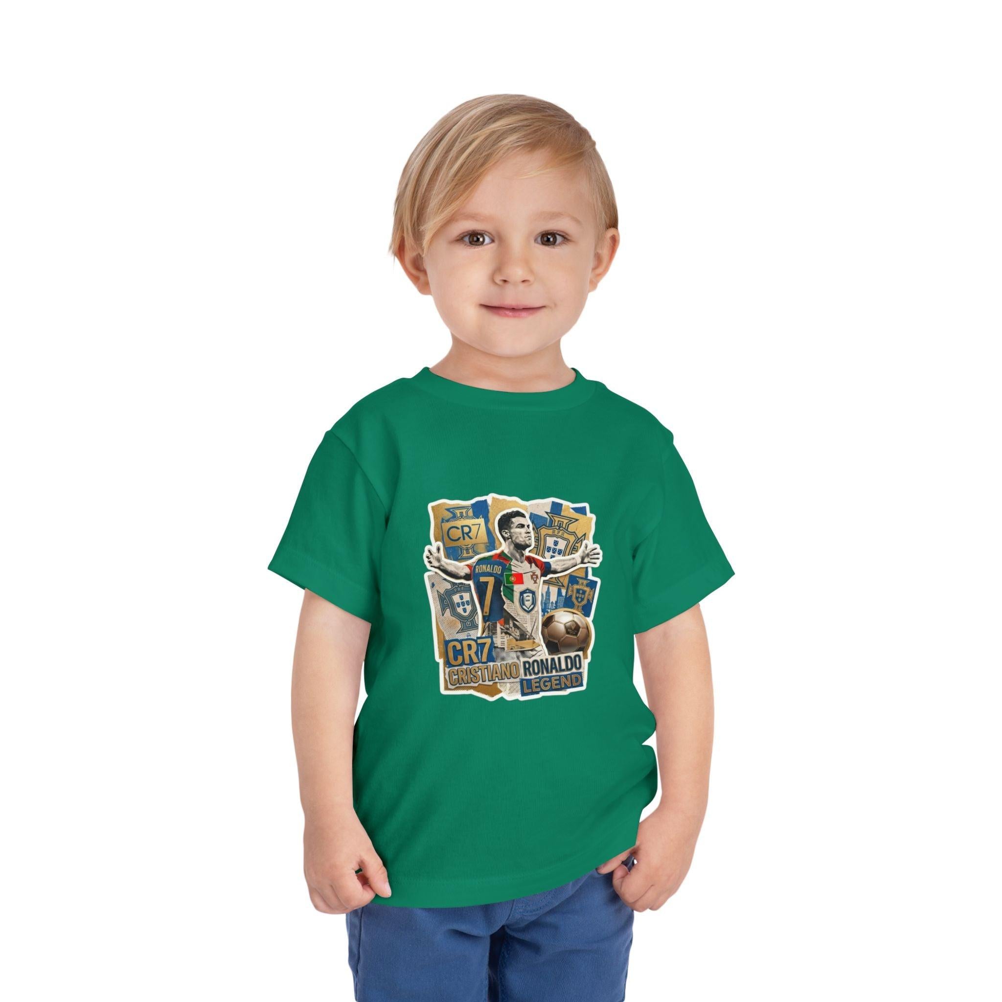 CR7 Fan Inspired Toddler Soccer T‑Shirt — Kids Football Fan Tee.