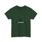 CrossFit Weightlifter T-Shirt — Barbell Silhouette Gym Tee