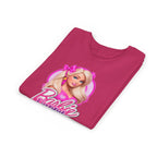 Youth Tee — "Barbie Happy Birthday" Pink Birthday Graphic Shirt