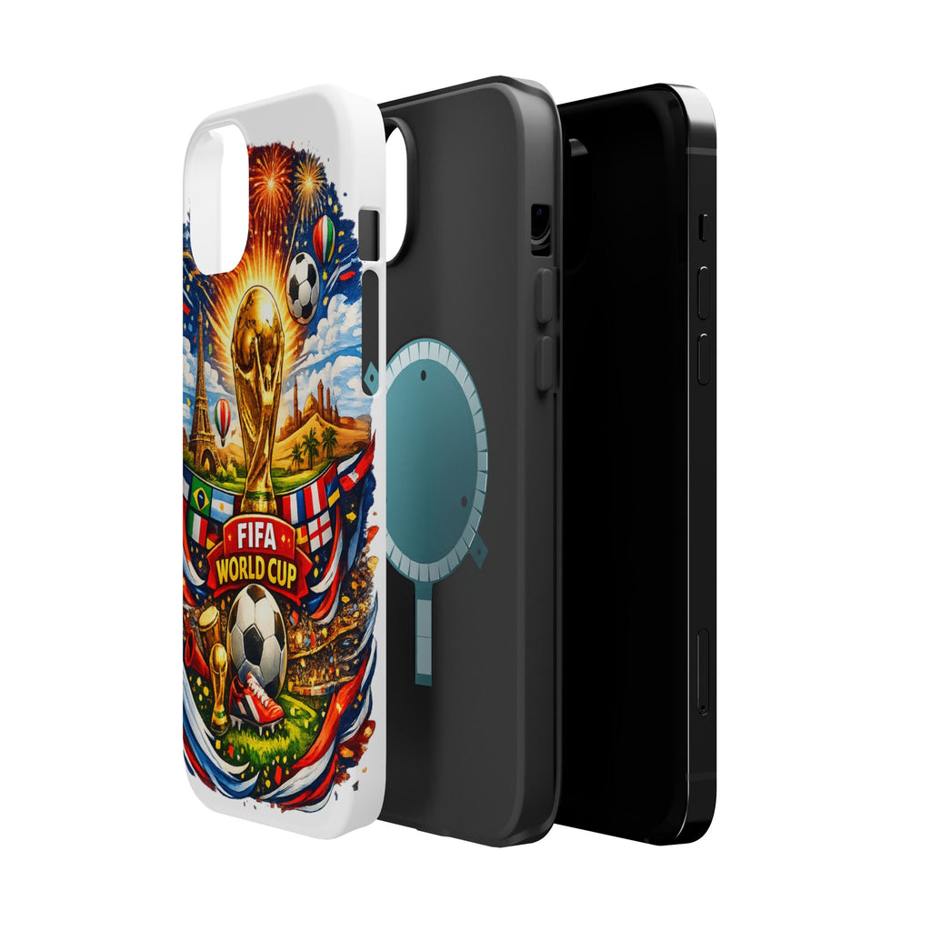 Soccer Magnetic Impact-Resistant Phone Case — FIFA Trophy Design