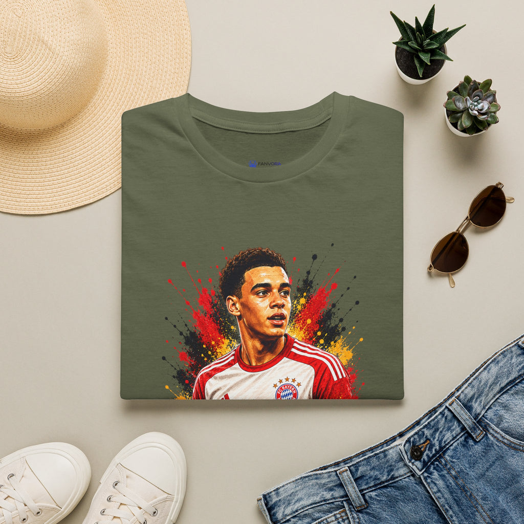 Soccer Player Jersey T-Shirt — Germany Legend Portrait Graphic Tee
