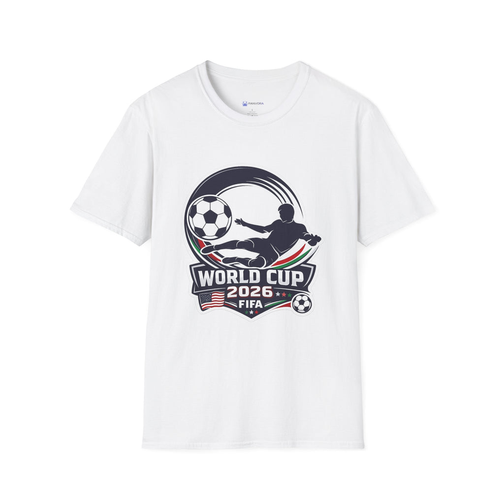 Soccer T-Shirt — FIFA Fan Tee with Player Silhouette
