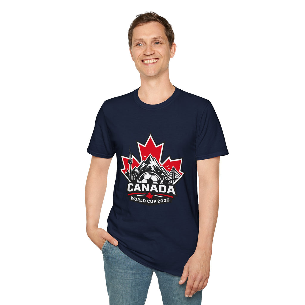 Canada soccer 2026 T‑Shirt — Maple Leaf Mountain Hockey Logo