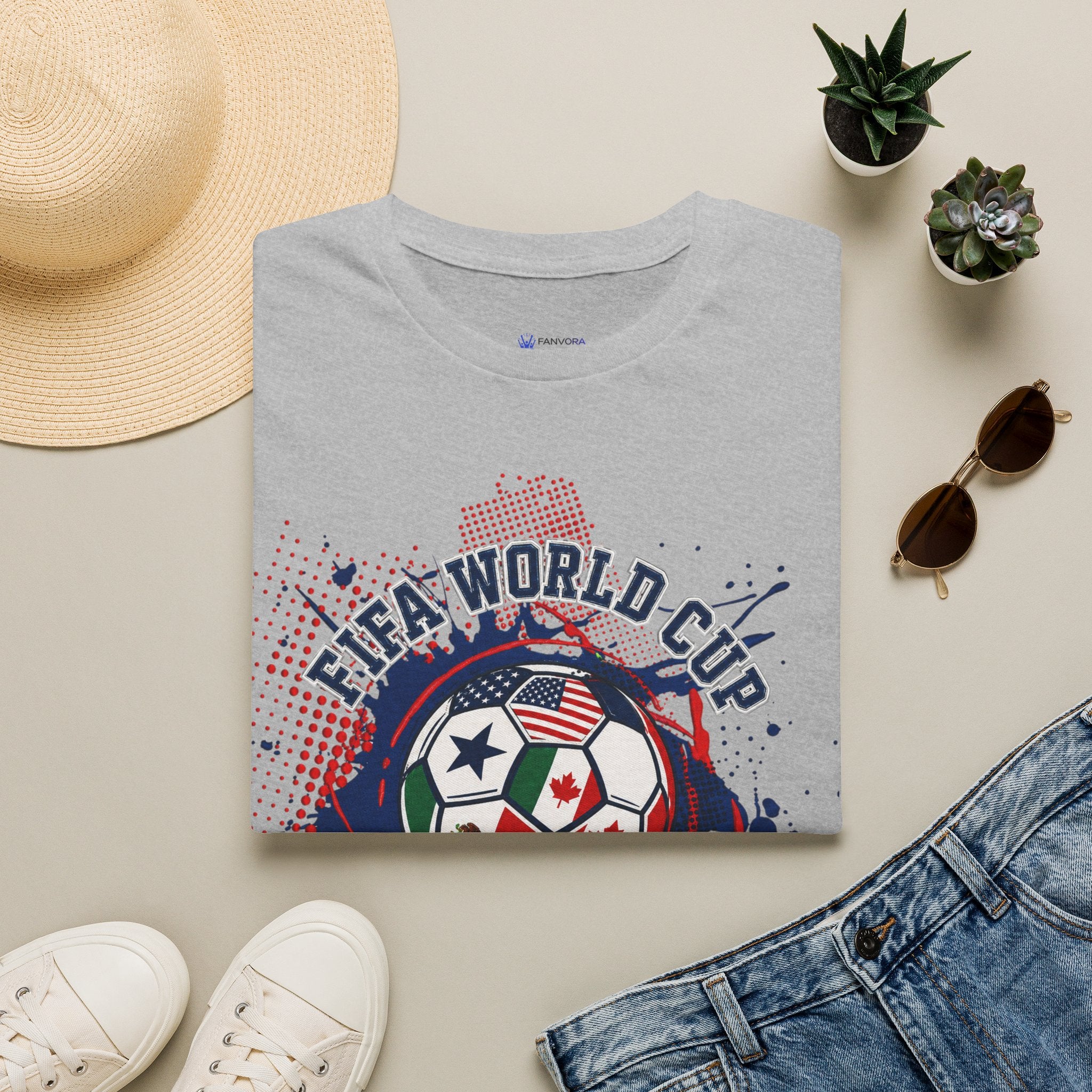 Soccer cup 2026 Tee — USA Canada Mexico Championship Design