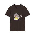 Cute Boy Waving Hearts T-Shirt — Cute Kawaii Cartoon Graphic Tee