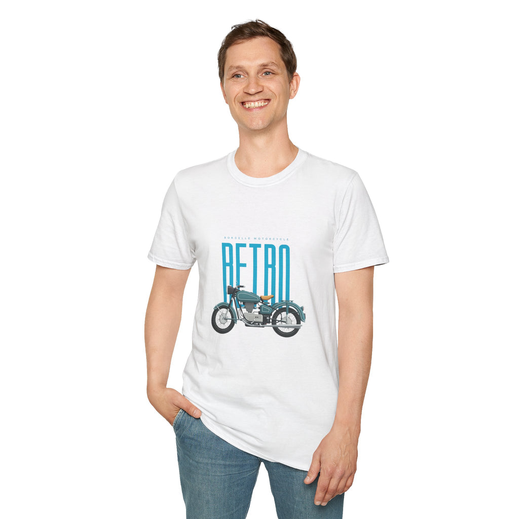 Retro Motorcycle T-Shirt — Vintage Bike Graphic Tee
