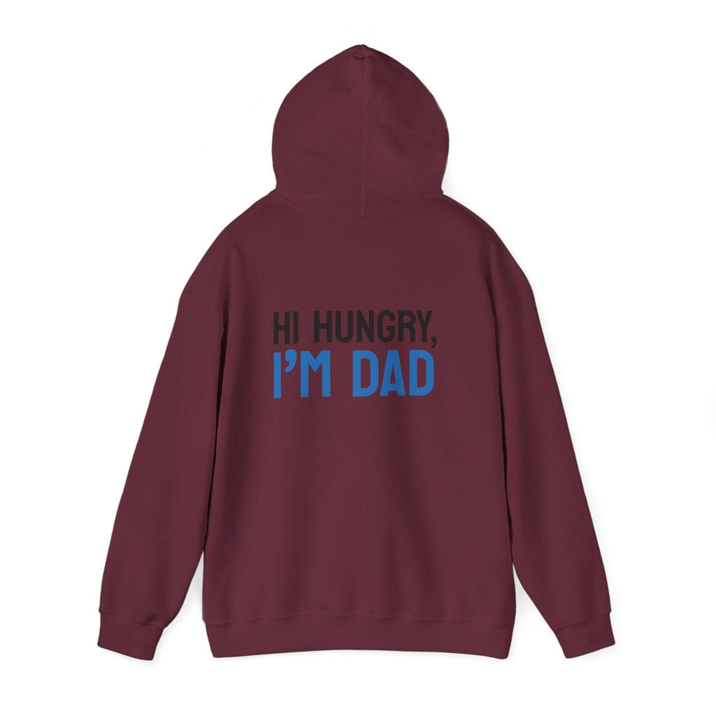Dad Hoodie — “Hi Hungry, I’m Dad” Funny Father’s Day Pullover.