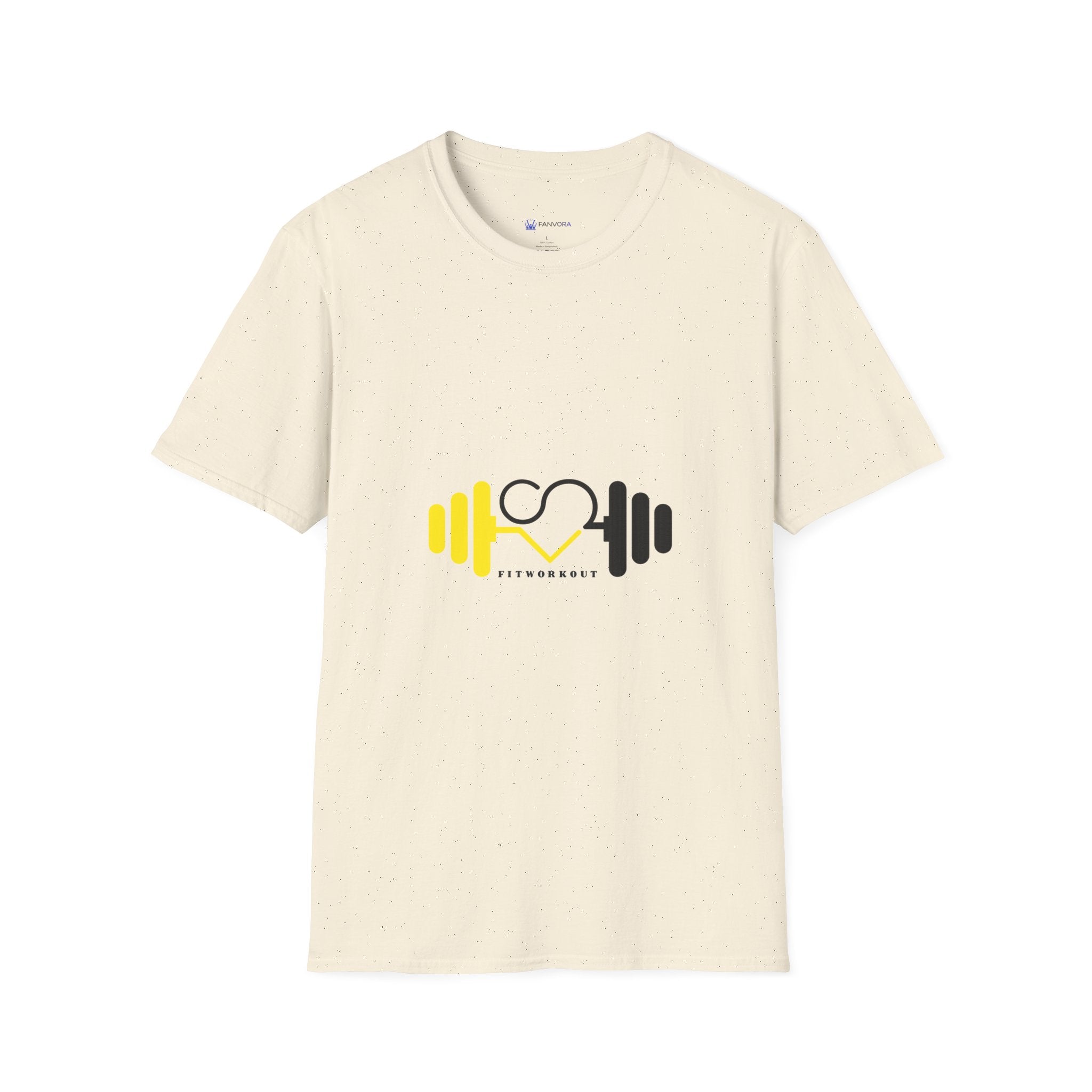 Weightlifting Heart Barbell T-Shirt — Fitness Gym Crusher Tee