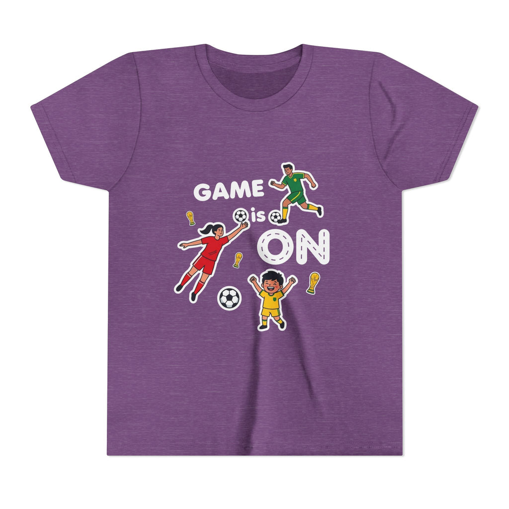 Kids Soccer Players T-Shirt 2026— Youth Football Team Tee