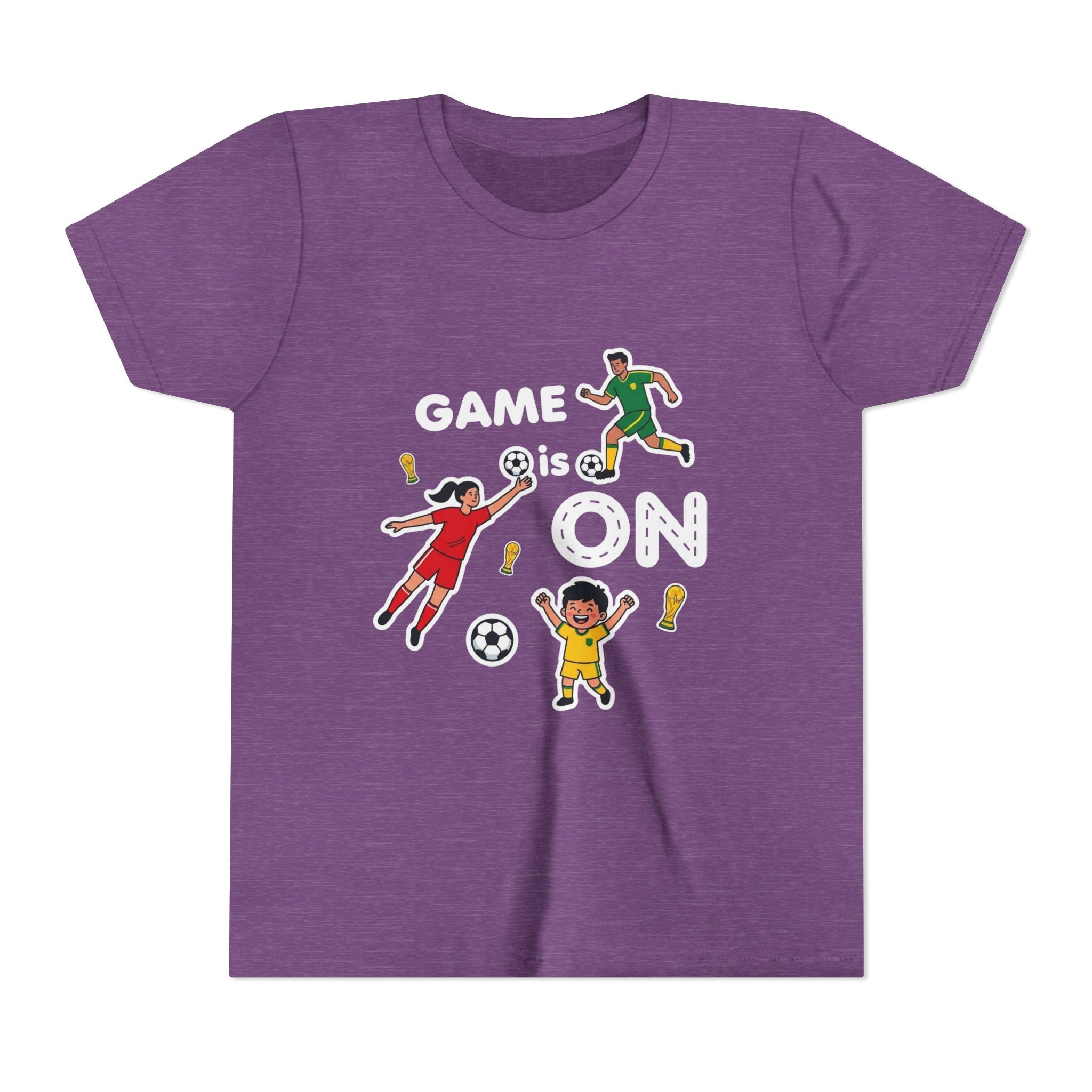 Kids Soccer Players T-Shirt 2026— Youth Football Team Tee