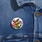 Soccer Fan Pin Button — Canada, Mexico & USA Retro Soccer Badge