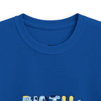 Kids Tee — Cute Blue "Birthday Boy" Bubble Letter Shirt