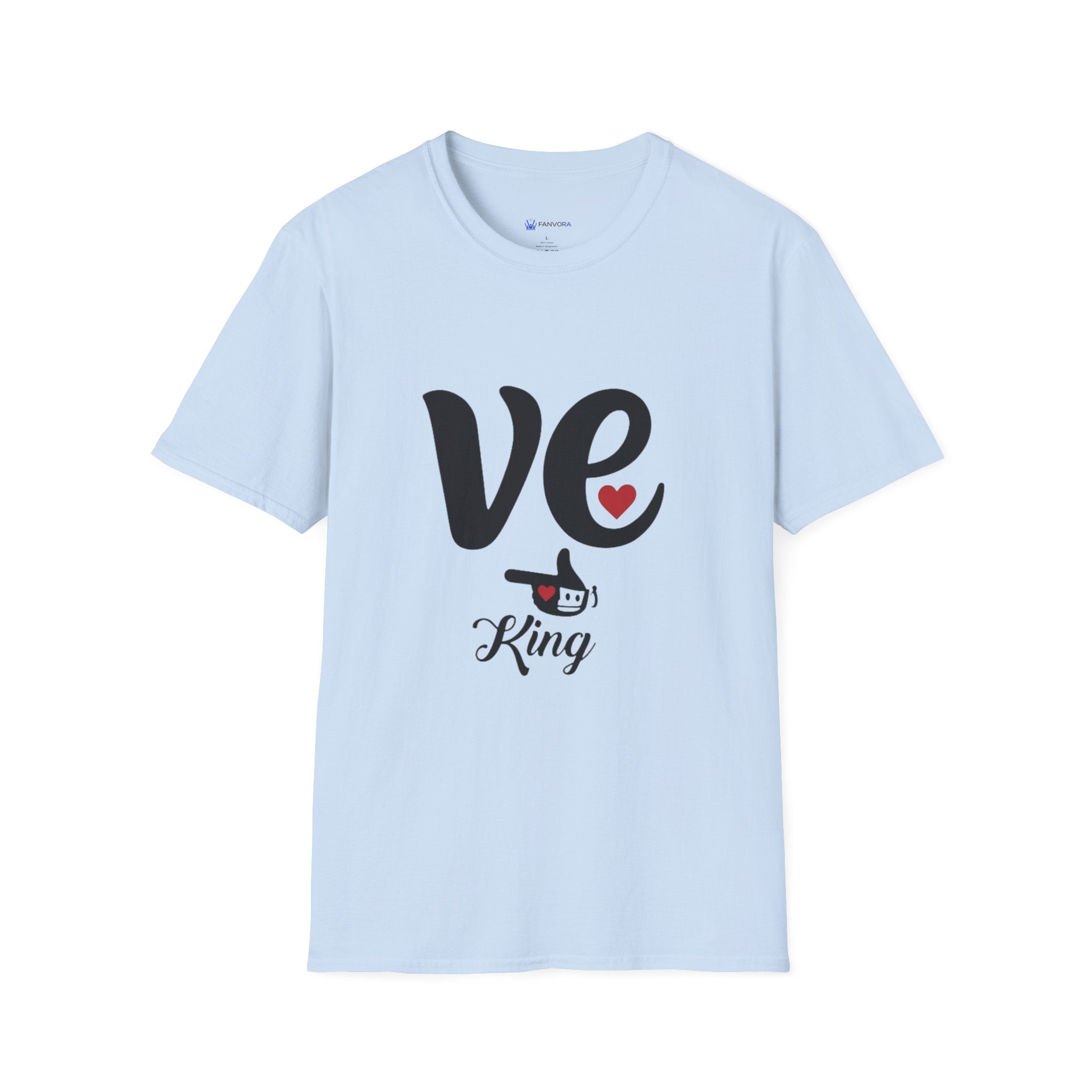 Love King T-Shirt — 've' Heart Graphic Tee