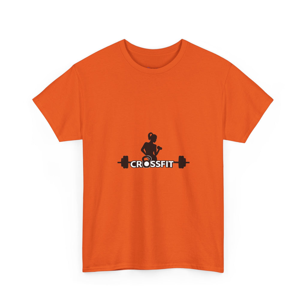 CrossFit Weightlifter T-Shirt — Barbell Silhouette Gym Tee