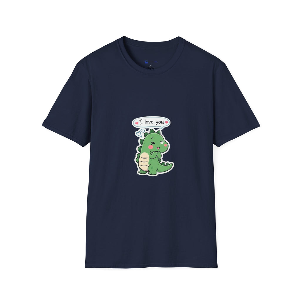 Cute Dinosaur 'I Love You' T-Shirt — Cute Kawaii Dino Graphic Tee