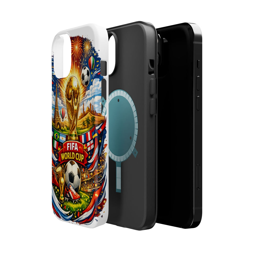 Soccer Magnetic Impact-Resistant Phone Case — FIFA Trophy Design