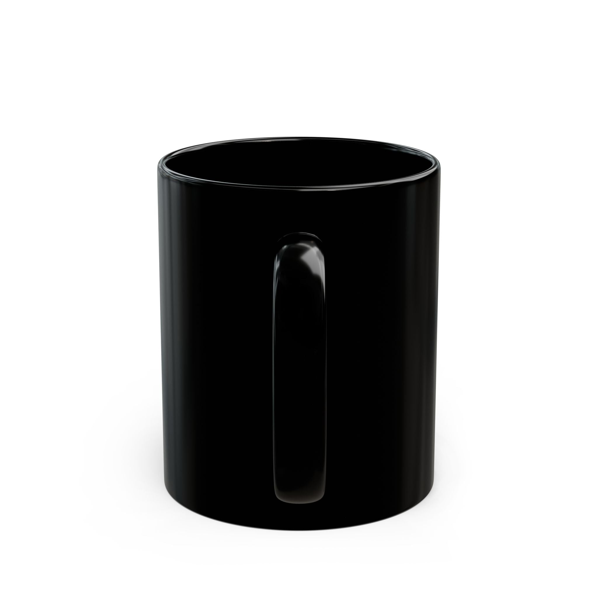 Kids Sports Mascot Black Mug — Personalized Name Option (11oz/15oz)