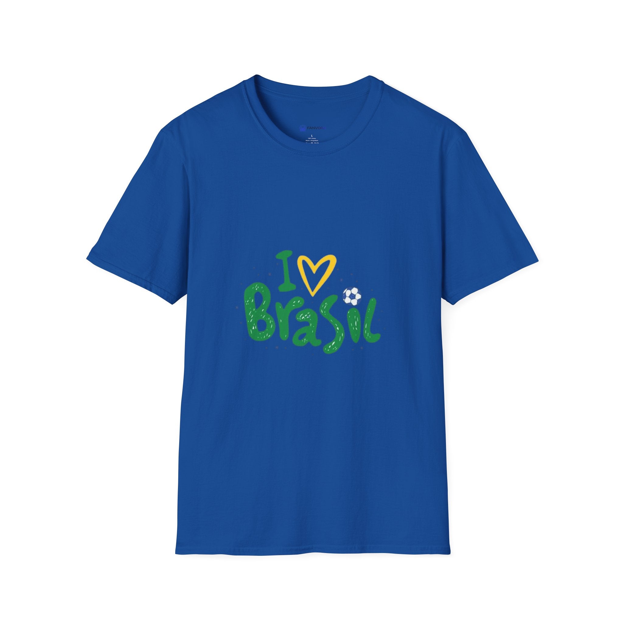Brazil Soccer T-Shirt — I  Brazil Football Fan Tee