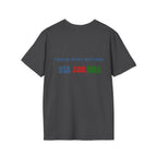 Soccer  Cup T-Shirt – "Go Team! Cup Soccer" USA Flag Design
