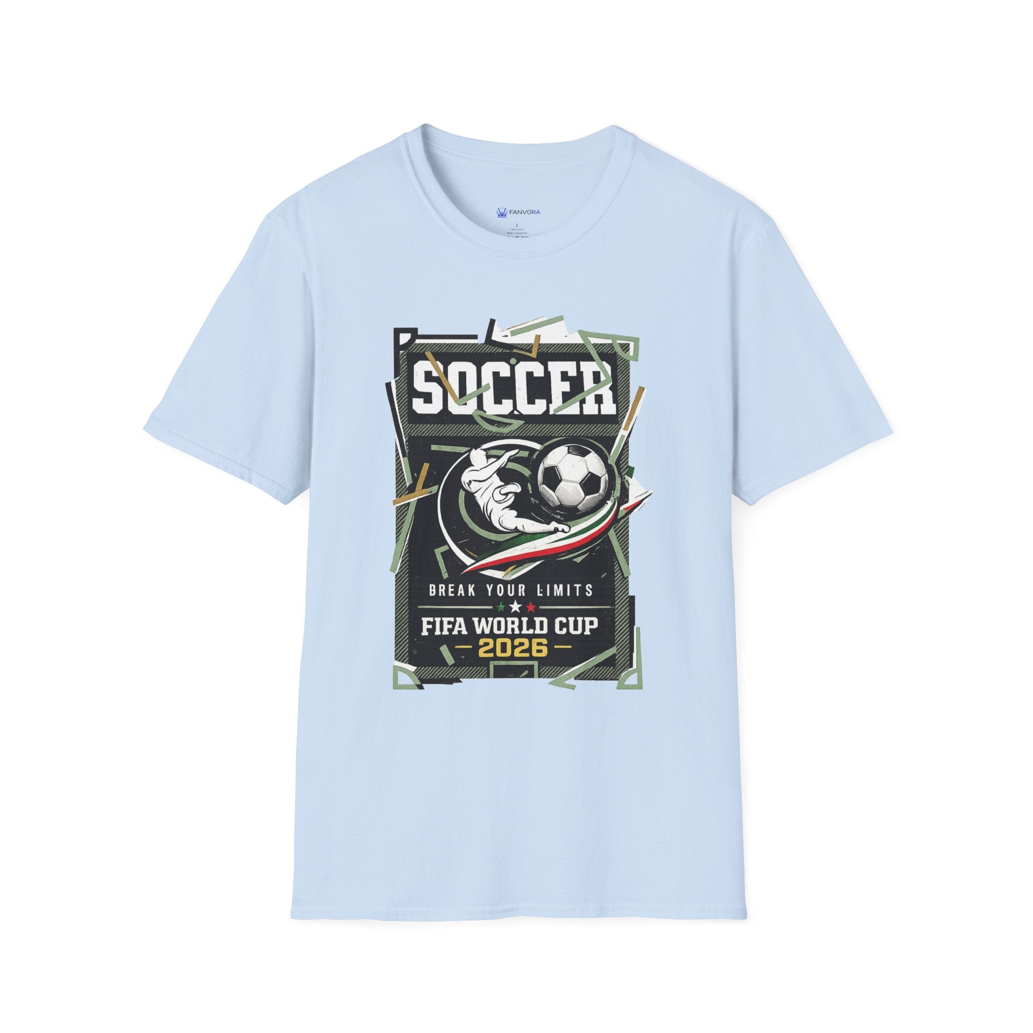 Soccer Cup 2026 Graphic T‑Shirt — Vintage Team Crest Soccer Tee